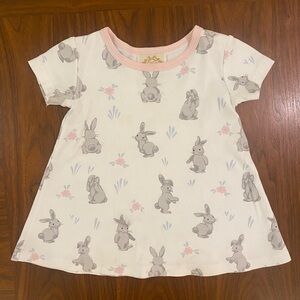 TBBC Bunny Print Baby Dress Size 12-18m